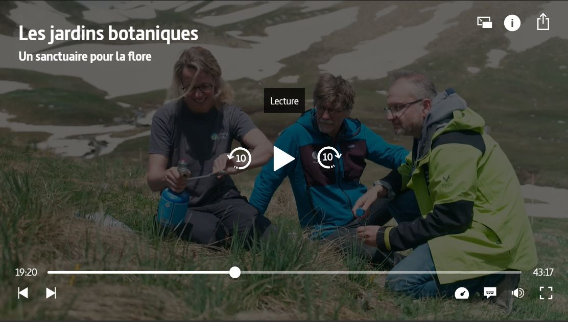 Reportage ARTE Les jardins botaniques, un sanctuaire pour la flore