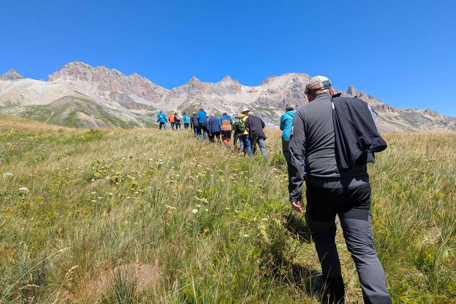 En direction du site de la tour à flux ICOS