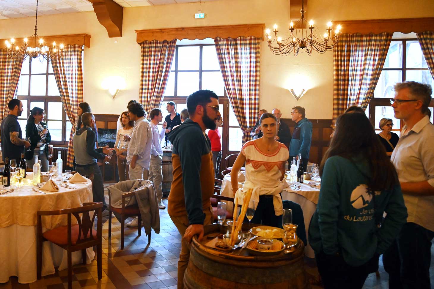 Dîner du lundi 21 juillet à l'Hotêl des glaciers Lautaret lodge & spa © Photo : Rolland Douzet
