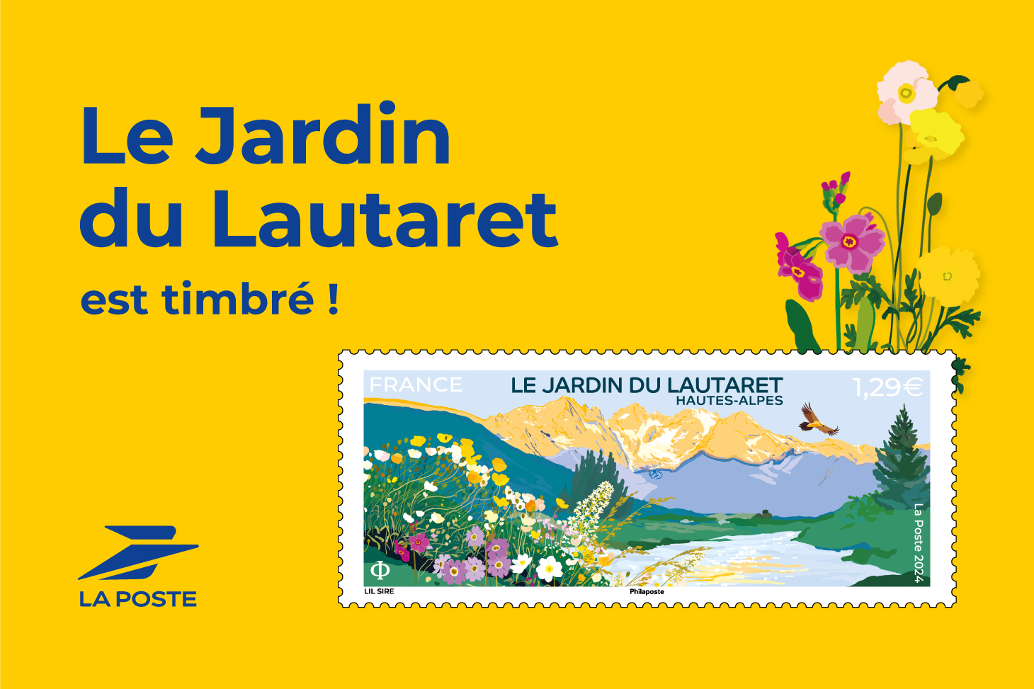 Le timbre du jardin du Lautaret
