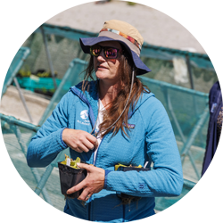 Sarah Grangeon, jardin du Lautaret