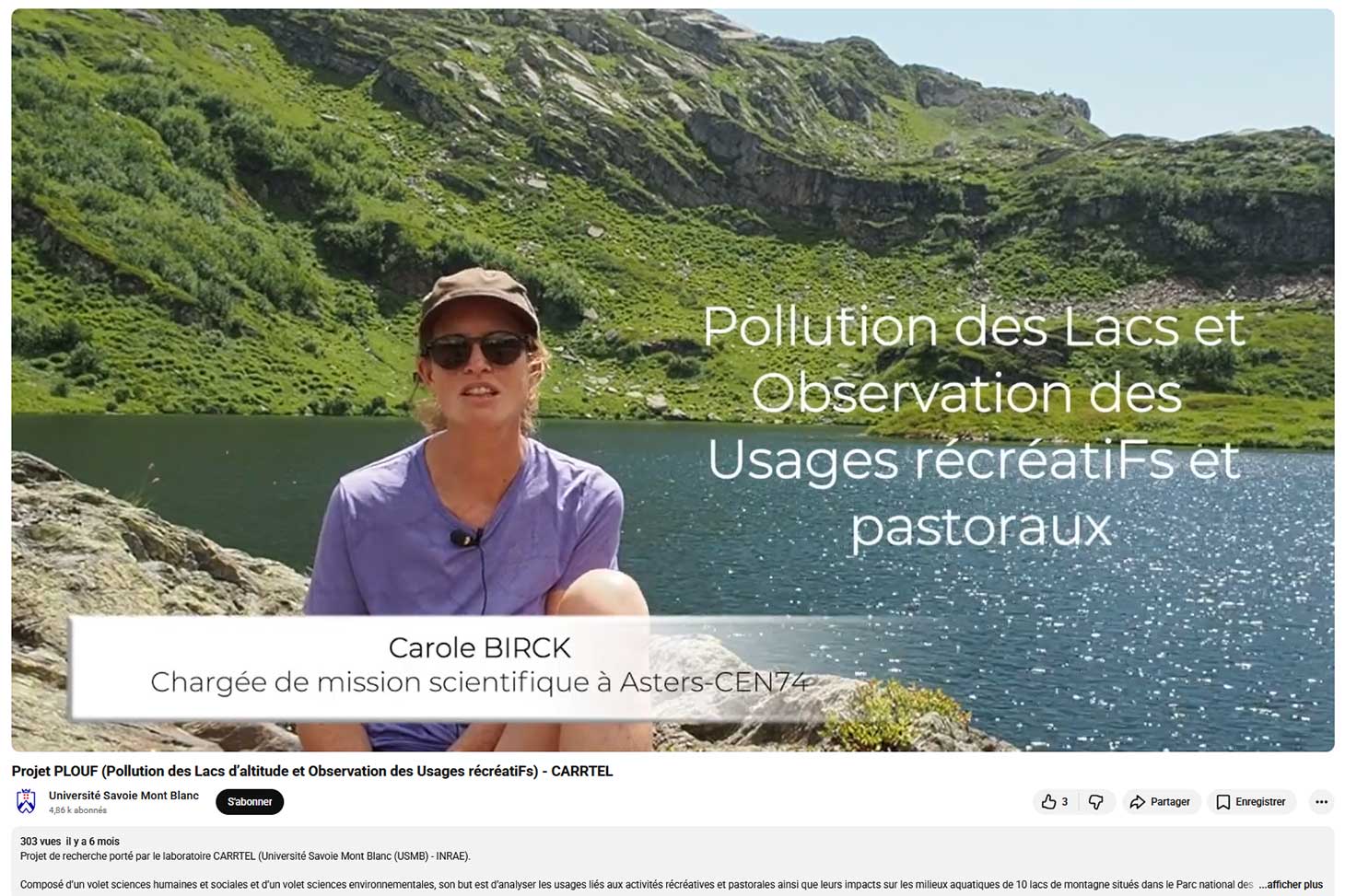 Vidéo de présentation générale du projet PLOUF 
