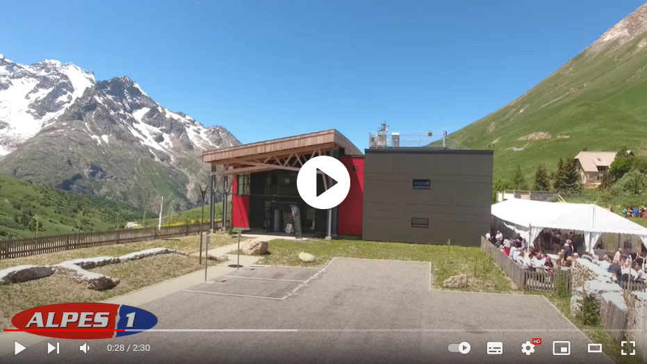 reportage alpe 1 au moment de l'inauguration du nouveau bâtiment du jardin du Lautaret